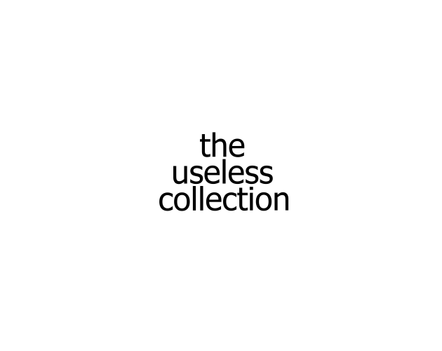 The Useless Collection logo